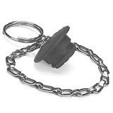 Molded Coupler Protector with Steel Chain - QC Dust Caps and Plugs
